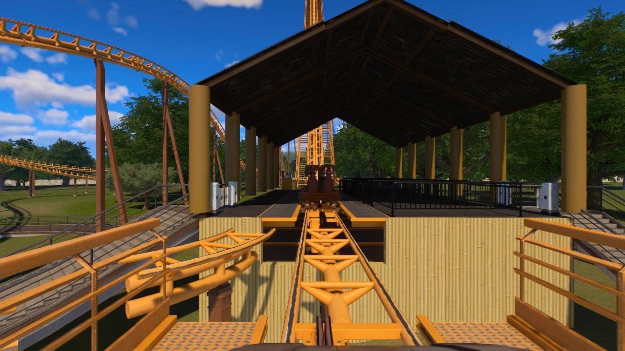 Pantherian at Kings Dominion Front Row POV 4K Planet Coaster 2