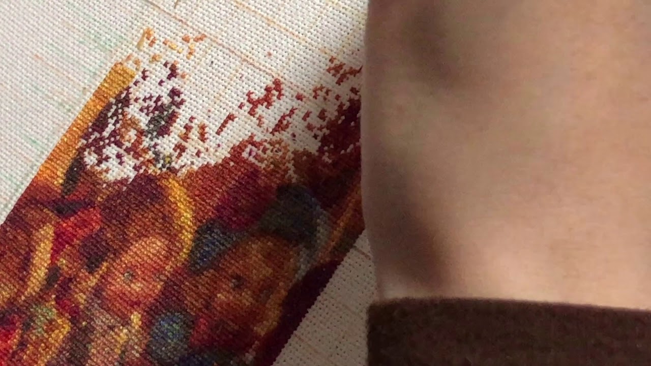 Flosstube Stitch With Me #32 HAED St.Nick in His Study  cross stitch クロスステッチ