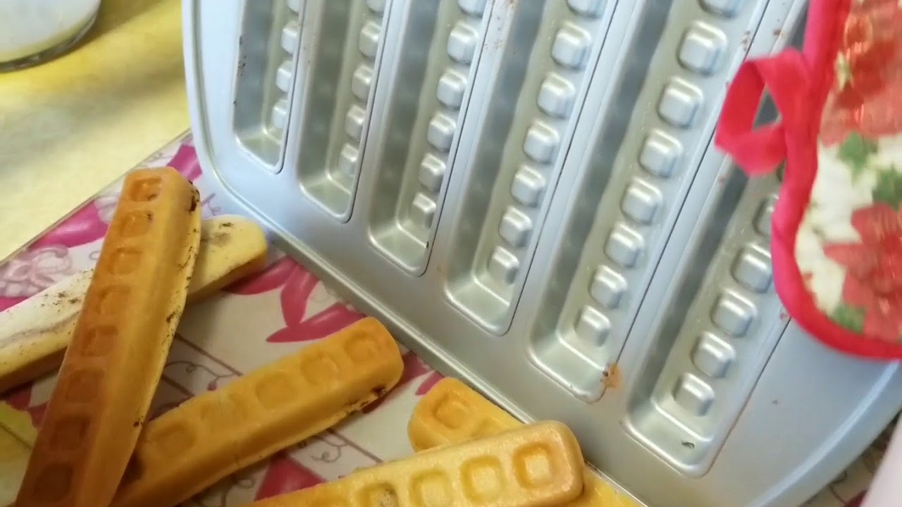 Pampered Chef NEW Waffle Stick Pan super easy recipe!