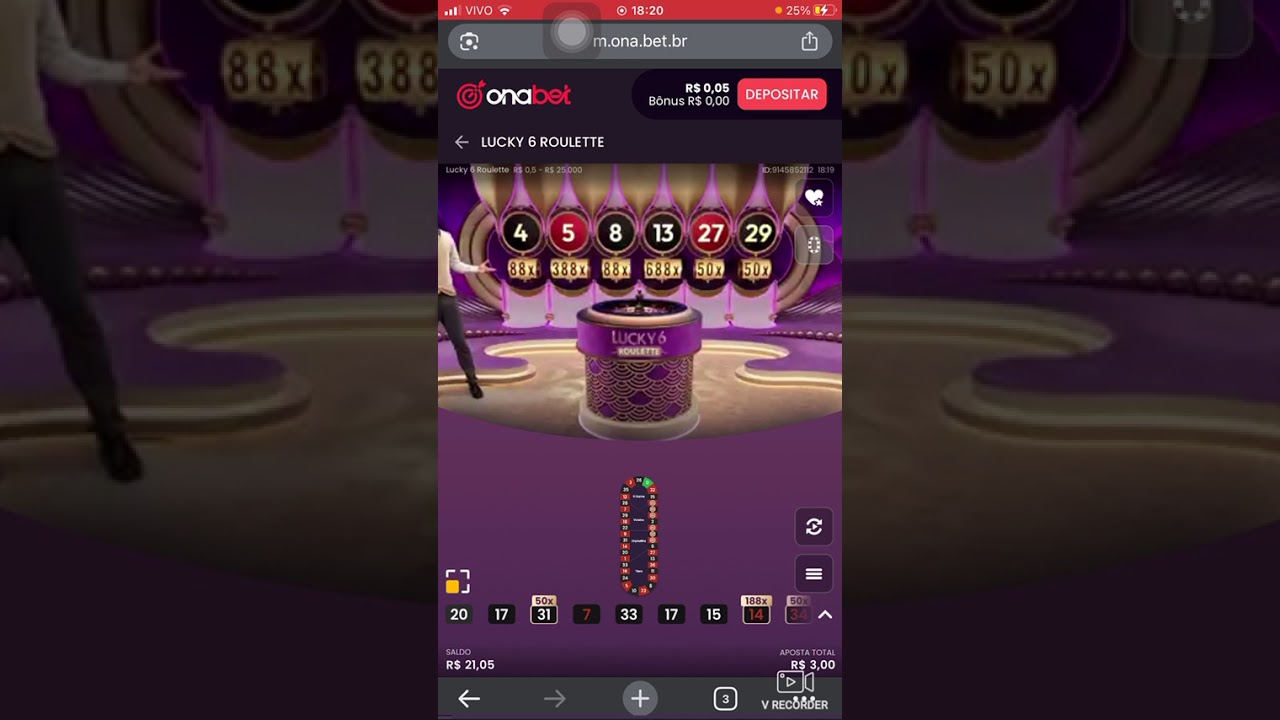 Banca de 30 Fui pro tudo ou nada na lucky 6 roulette 