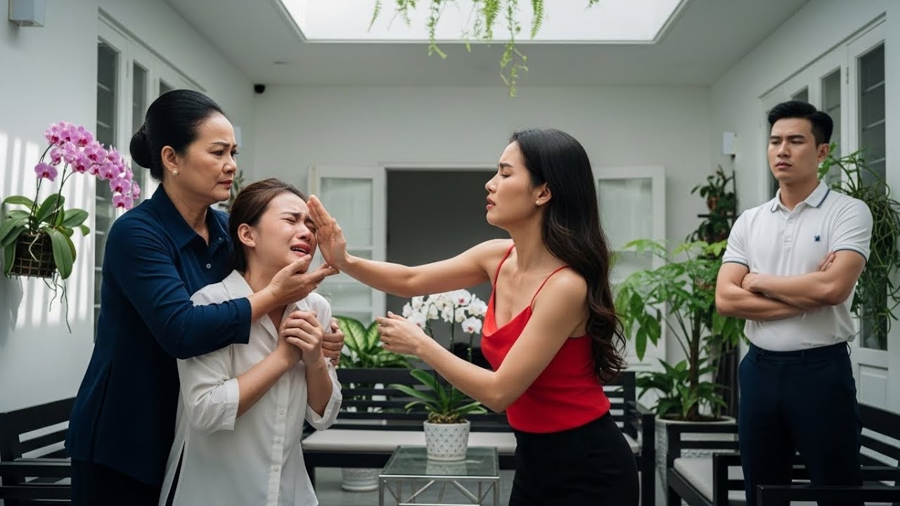 Mẹ Chồng Giữ Tay Con Dâu Cho Tiểu Tam Tát, 5 Phút Sau Bố Vợ Chủ Tịch Tòa Án Đến Khiến Cả Gia Đình