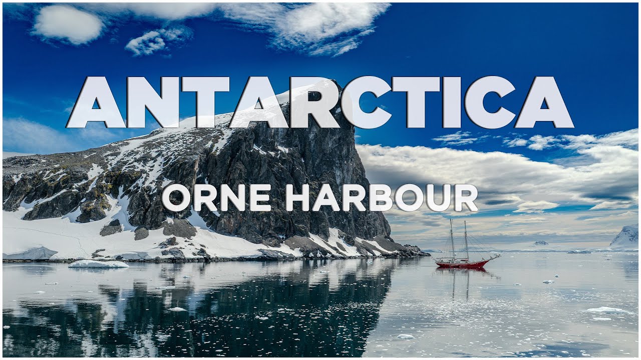 Orne Harbour, Antarctica | Aerial Views | Sleep Mountains | Ice | Glacier | Polar Waters