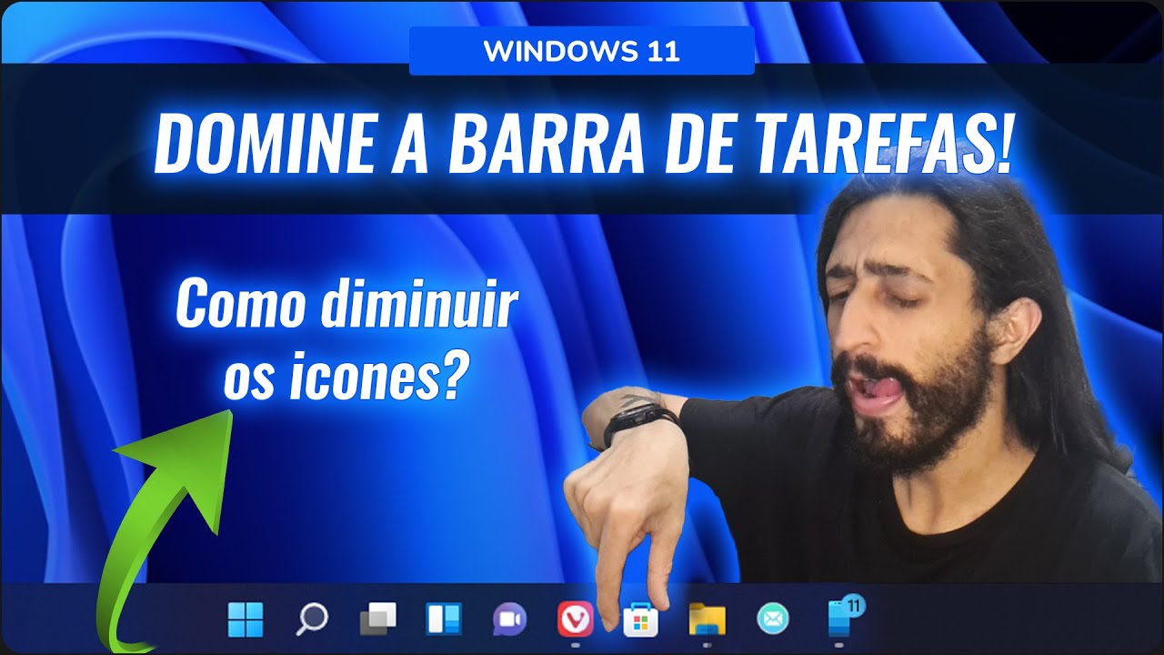 Ep2. Os novos recursos da BARRA DE TAREFAS | #Windows11