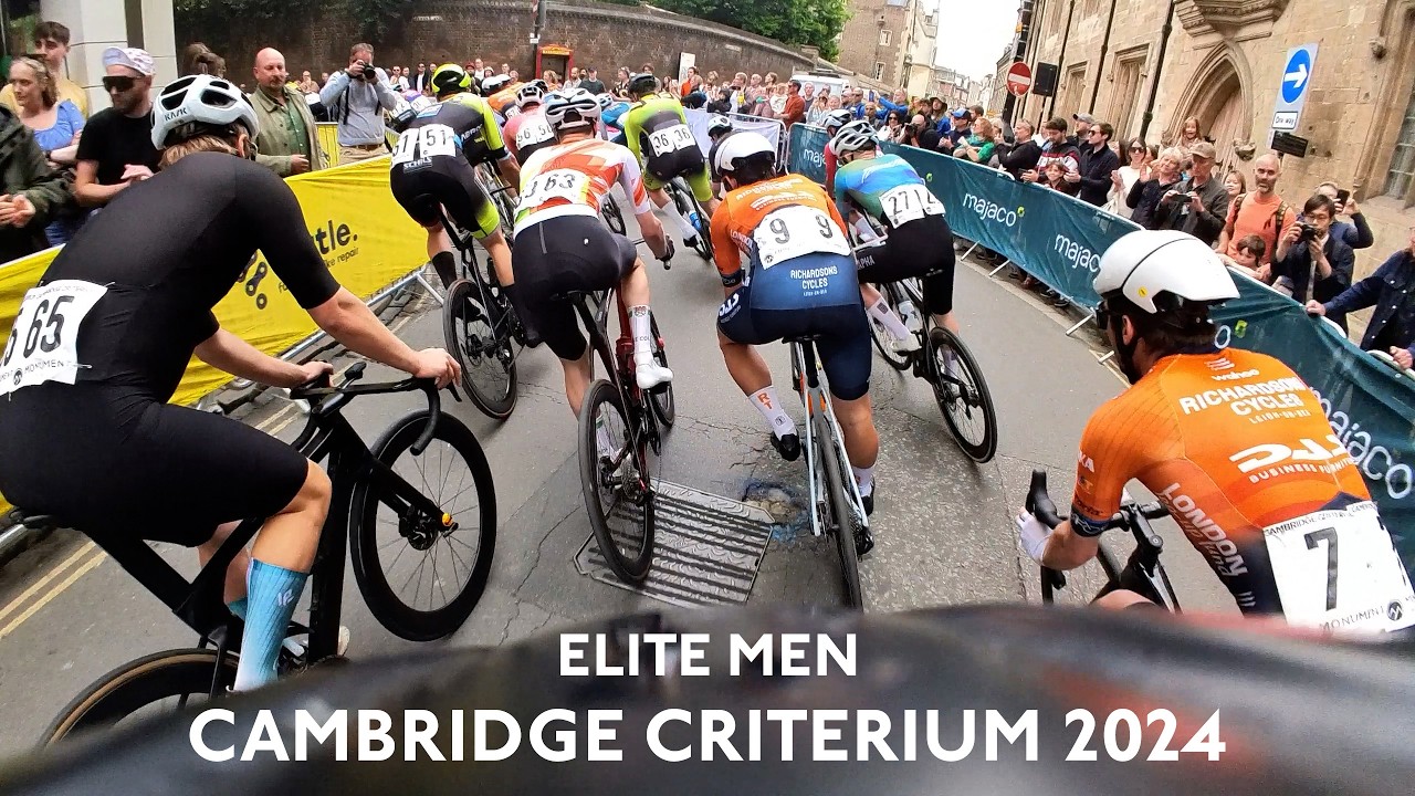 Cambridge Criterium 2024 - Elite Men - Helmet Cam