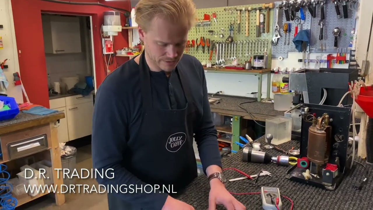 Verwarmingselement nameten van uw espressomachine