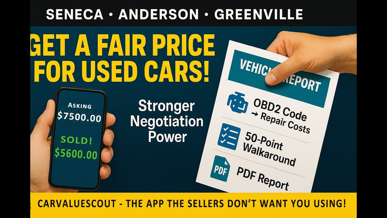 STOP Overpaying for Used Cars! Use Car Value Scout's Secret Negotiation Report