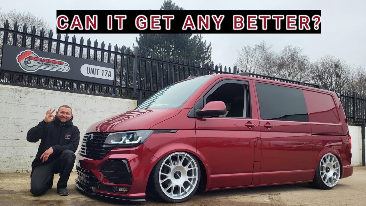 SoLow Air Ride, Airlift Management, Rotiform Wheels Installation VW Transporter T6.1 - Saved Salvage