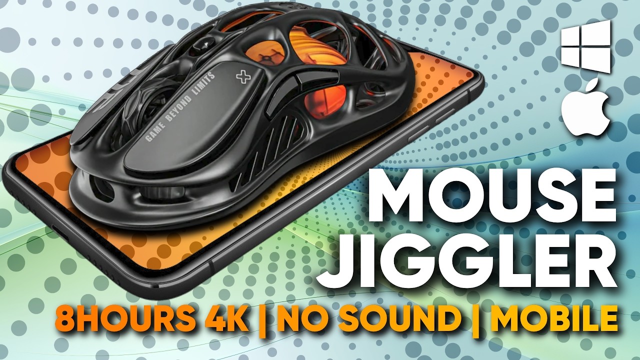 No Ads Mouse Jiggler + Silent Visual Patterns 10H: 4K Stay Awake Tool for PC/Mac