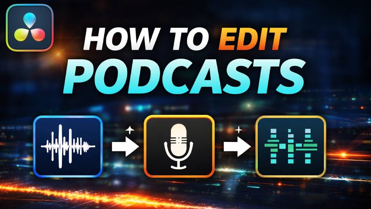 How To Make Podcast Editing In Davinci Resolve