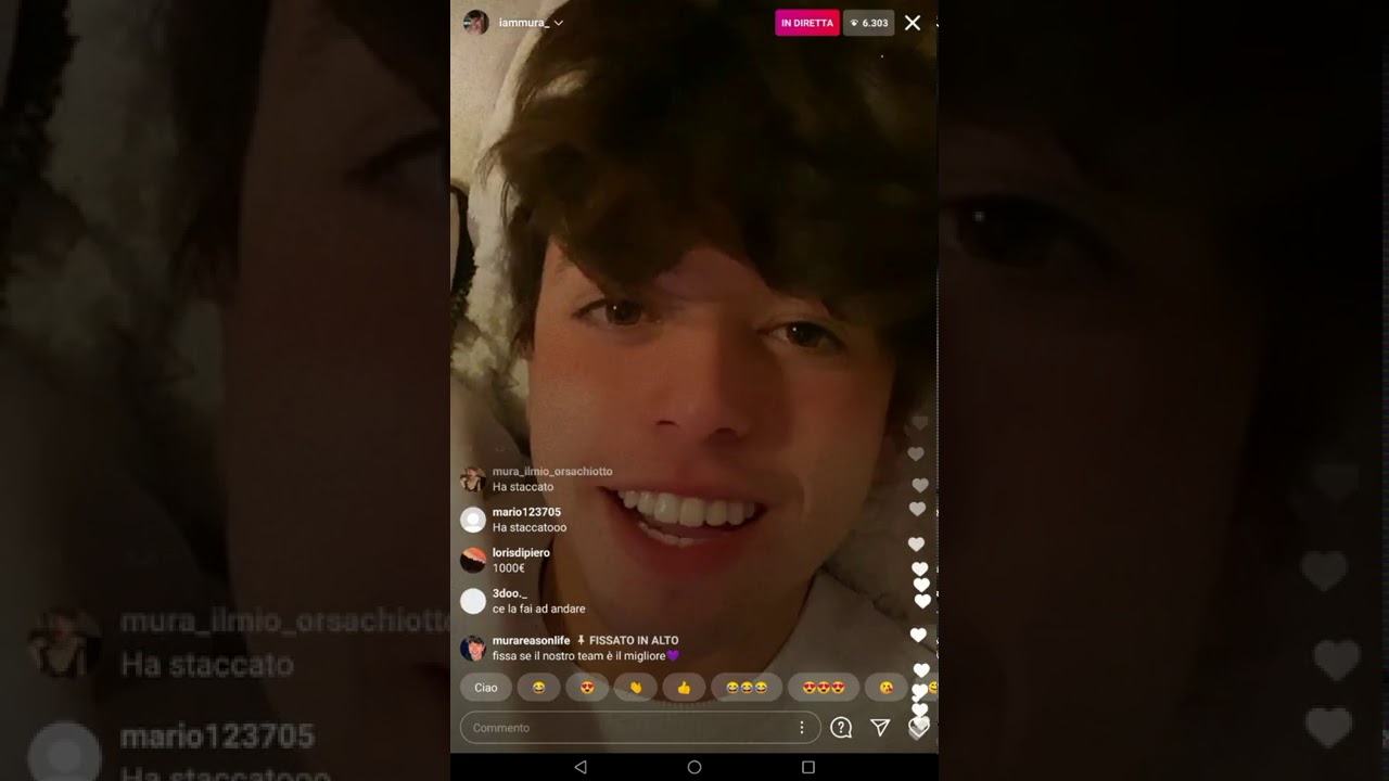 Live di Mura🖤 Aurora ricatta Ergi 🤣