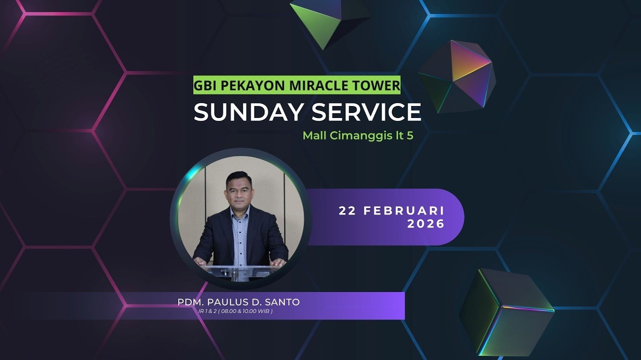 Ibadah NEXTGEN | 22 Februari 2026 | Pdt. Supiter Panjaitan ( 14.00 WIB)