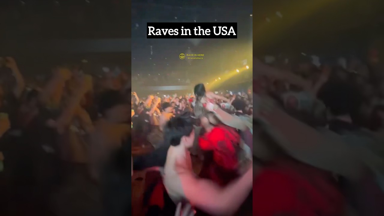 Raves in the USA vs Europe. What do you think? #techno #rave #hardtechno #technomusic