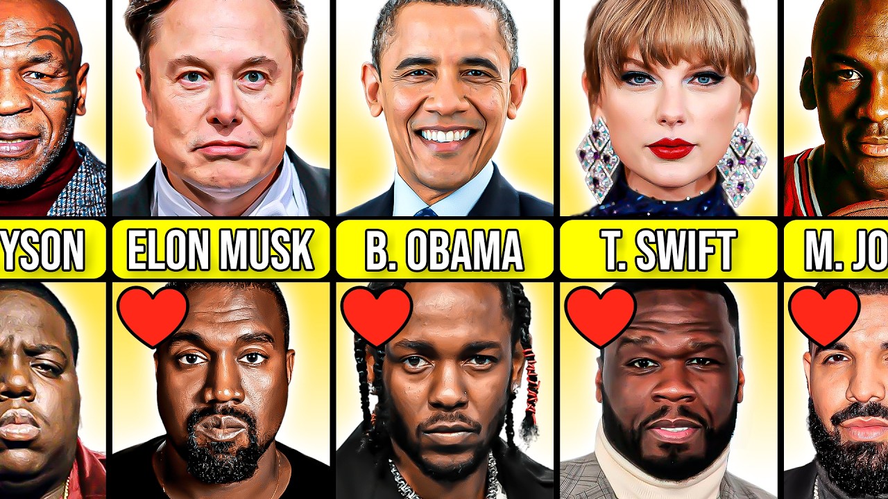 Famous Celebrities and Their Favorite Rappers