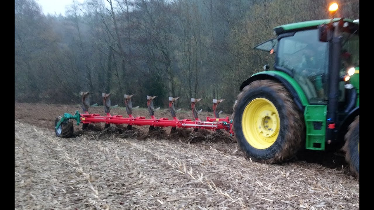 FD CUMA MORBIHAN - Démonstration charrue déchaumeuse Kverneland Guégon novembre 2018