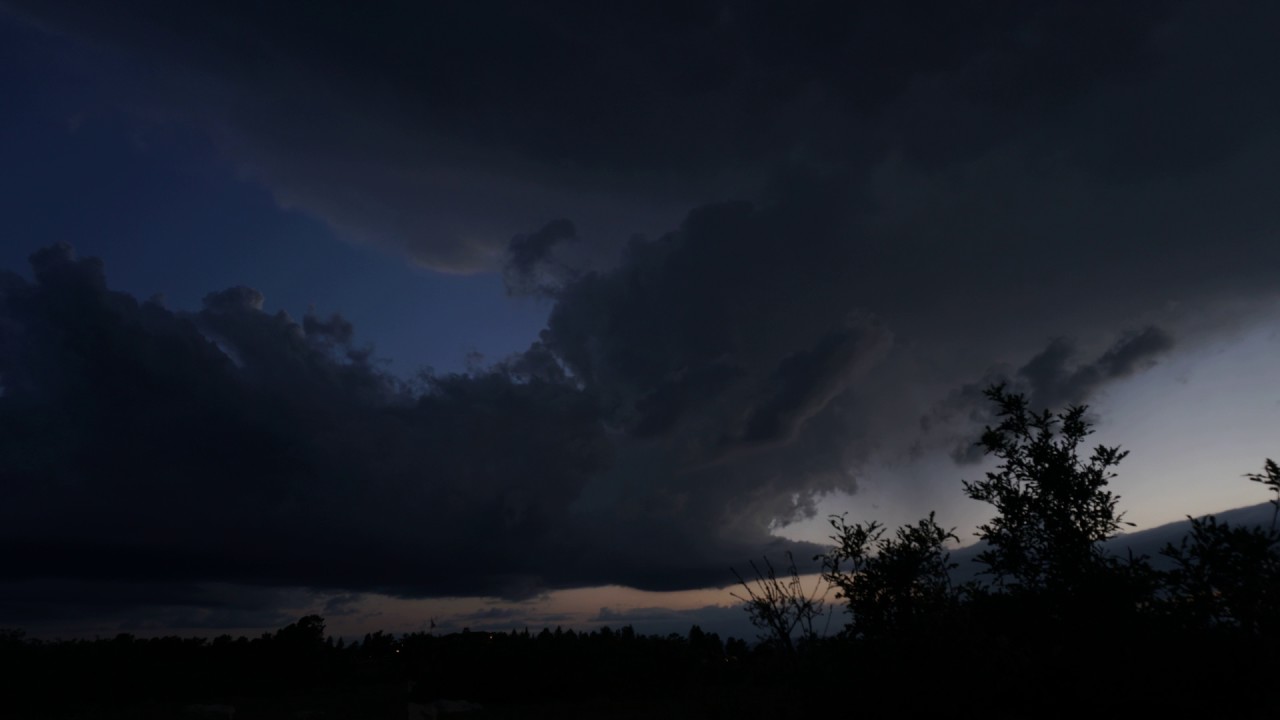6-11-2017 | Castle Pines, CO - Storm Timelapse at sunset