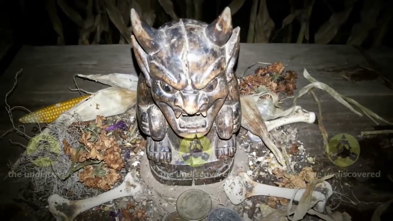 We found this in a cornfield. Why do they do this?