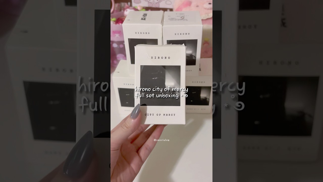 hirono city of mercy full set unboxing 🤍