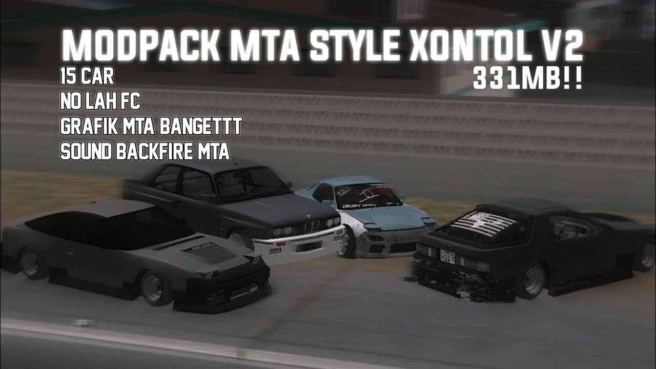SHARE DATA/MODPACK MTA DRIFT STYLE XONTOL V2 | GTA SA ANDROID