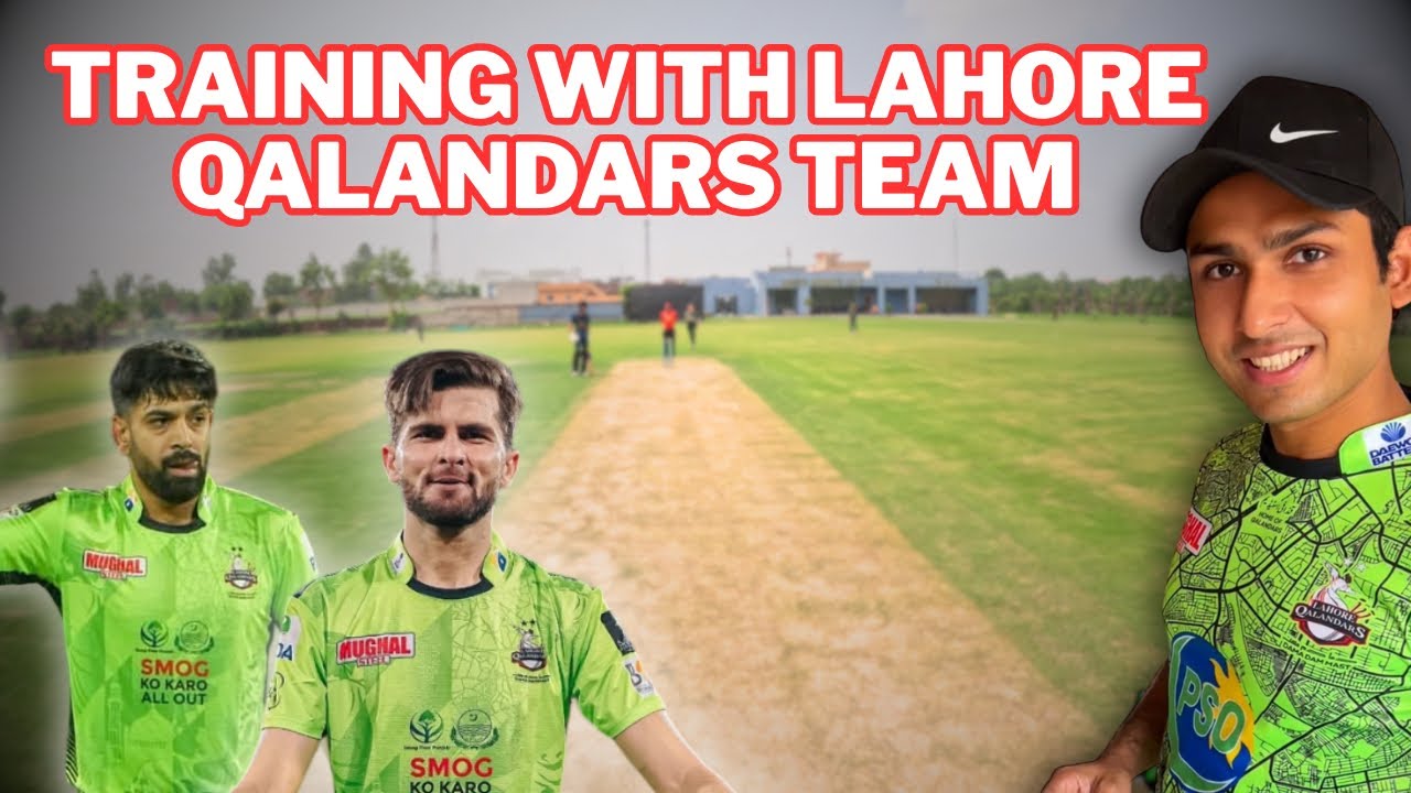 I Trained with the Lahore Qalandars! 🏏 (Full Access Behind the Scenes)