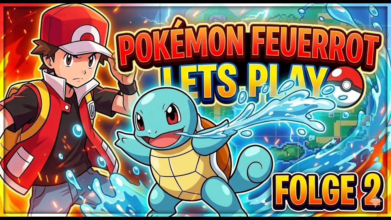 POKÉMON FEUERROT #02: Erste Verstärkung & Vertania Wald. 🌲🐢