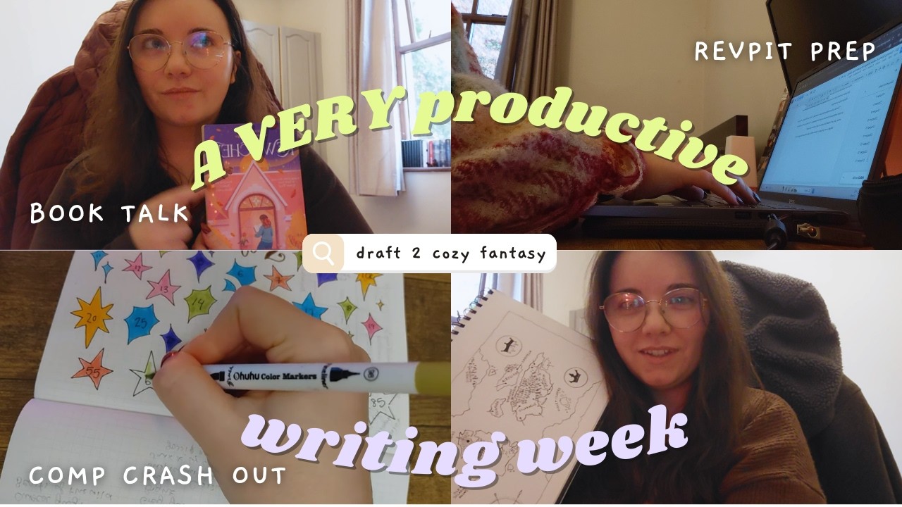 the most productive writing week yet (even with all my yapping) | draft 2 vlog ep. 6