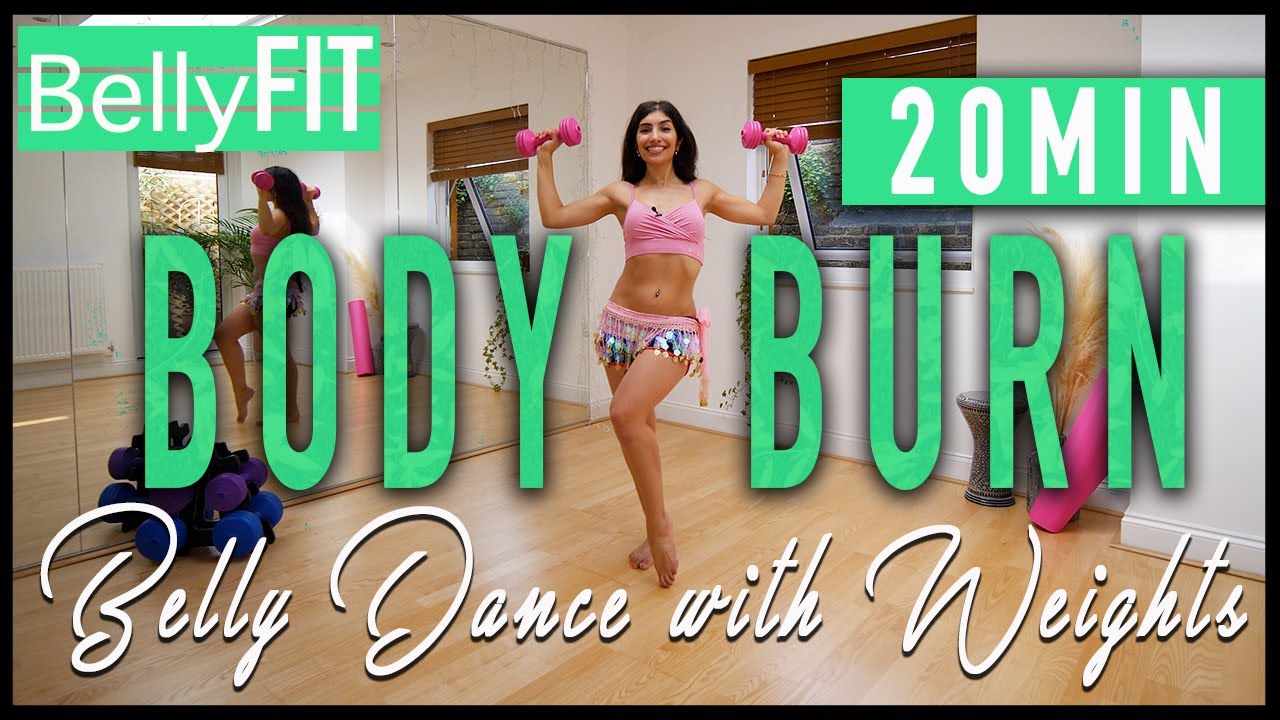Belly dance with Weights!  | Non-stop Intense Calorie Burn and Sweat!