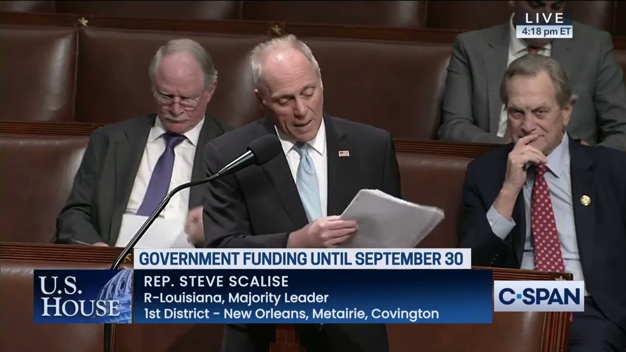 House Majority Leader Steve Scalise speaks on the House Floor | March 11, 2025