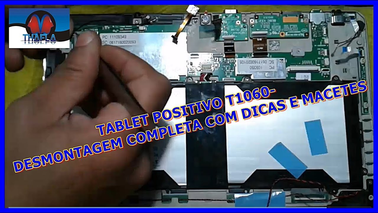 Tablet Positivo T1060 Desmonatgem Detalhada e Troca da Tela