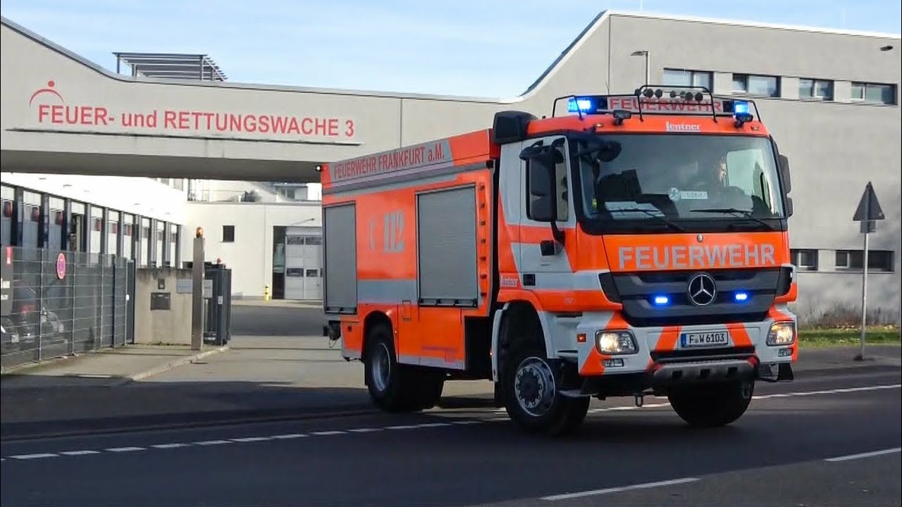 [🚨 Test/&Uuml;bungsbetrieb und Alarmeinsatz] 📟 GTLF 5 BF Frankfurt a.M. FW 3