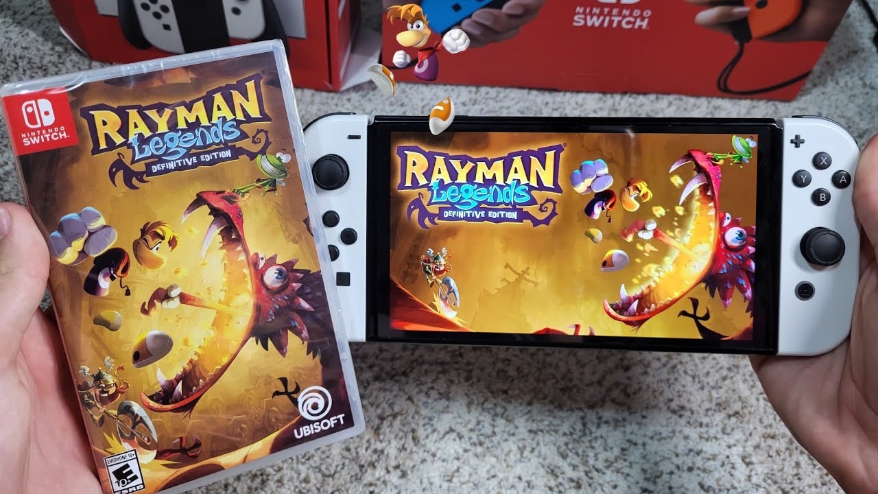 Rayman Legends Definitive Edition Unboxing and Gameplay Nintendo Switch