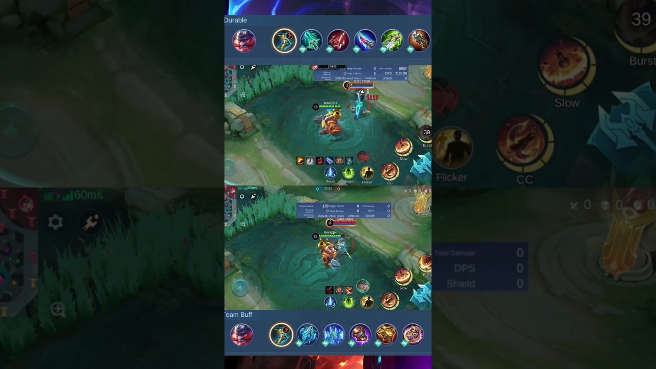 Franco damege test Assassin build and tank build #mlbb