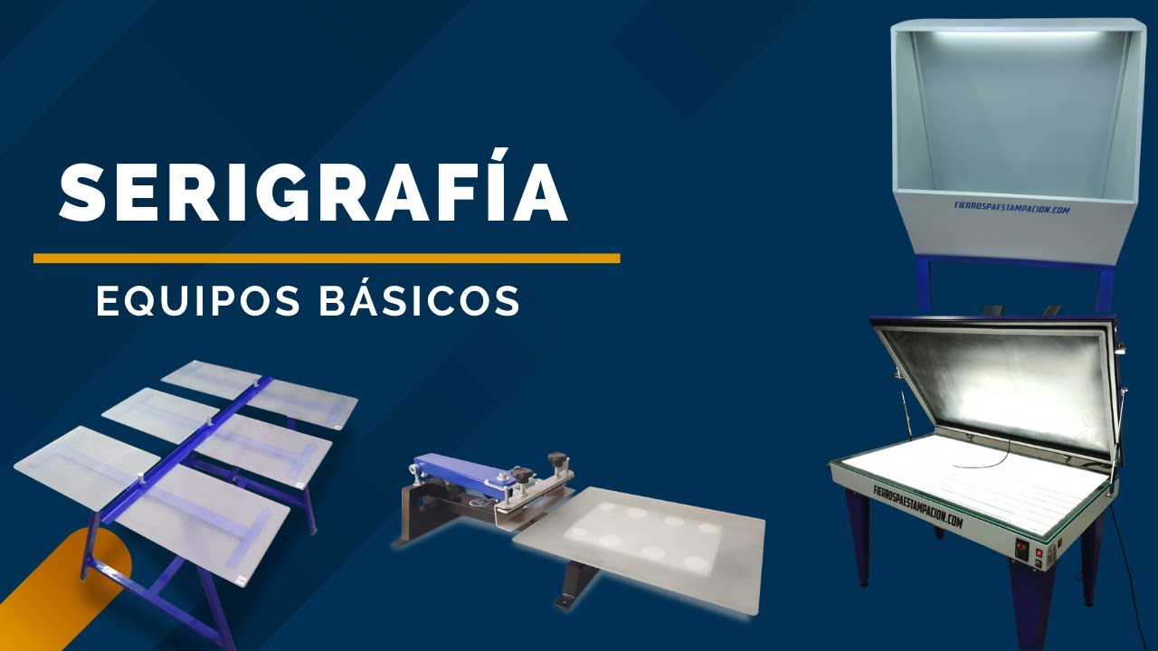 ¿Qué necesito para empezar mi taller de serigrafía? Equipos para empezar taller de serigrafía