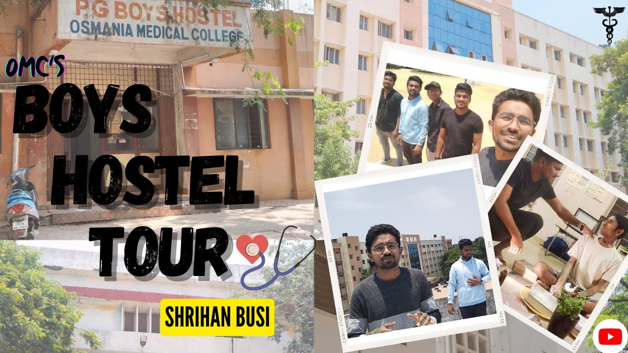 BOYS HOSTEL TOUR | OSMANIA MEDICAL COLLEGE | SHRIHAN BUSI