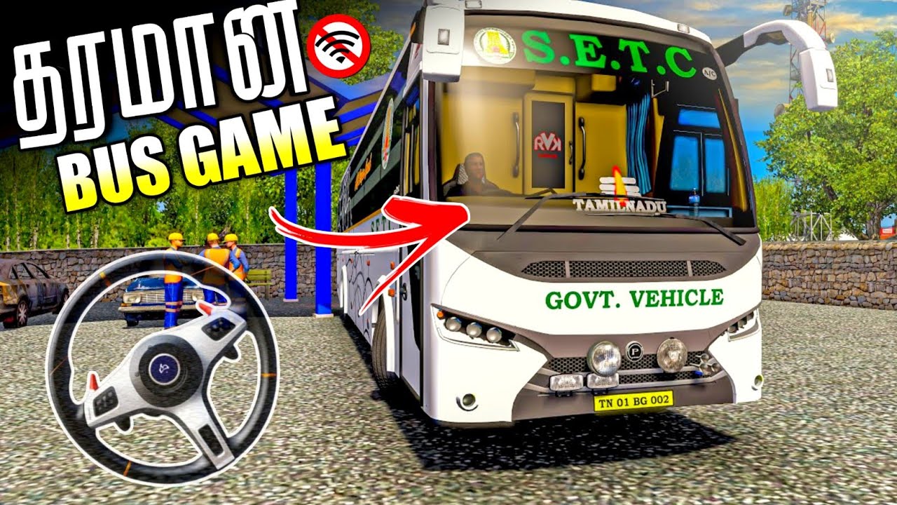 I Tried Indian Bus Simulator Game on Mobile 😍 Tamil