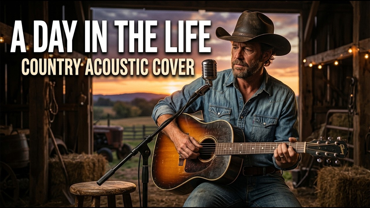 A Day in the Life – The Beatles | Classic Country Acoustic Cover
