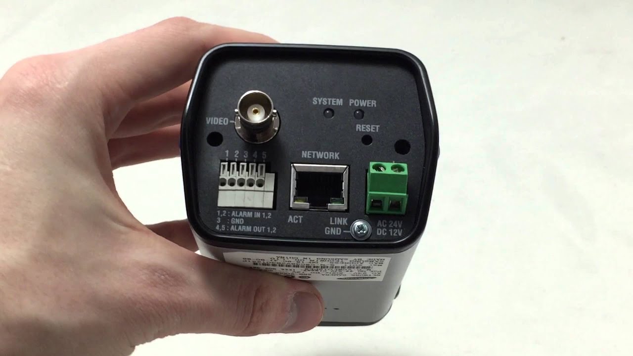 Видеообзор ip-камеры Samsung SNB-2000
