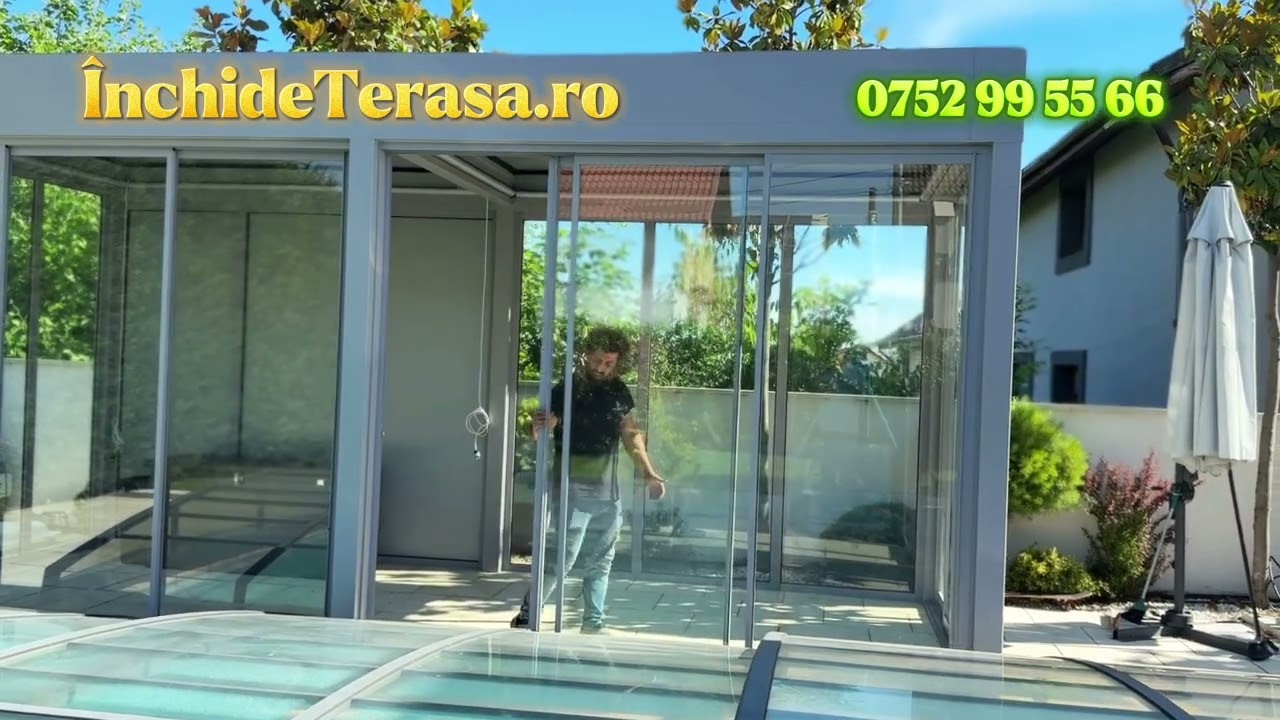 Închidere Terasa cu Sticlă Glisantă