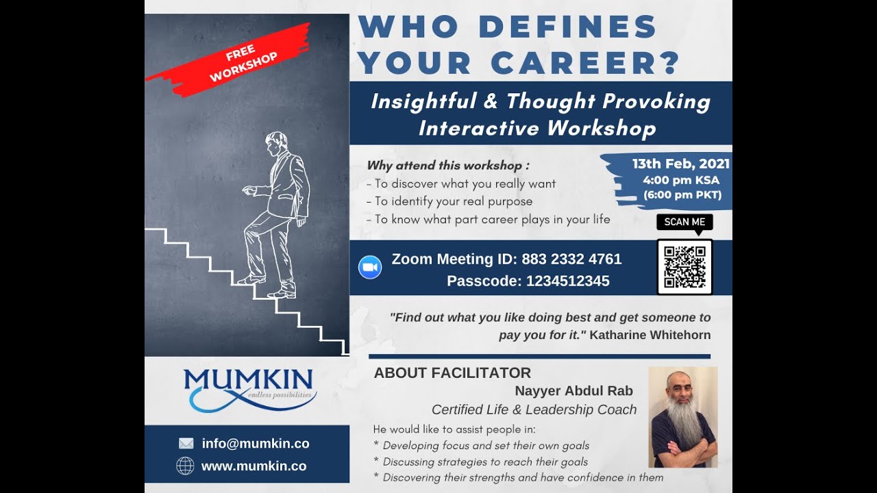 Career Development Workshop | MUMKIN Coaching