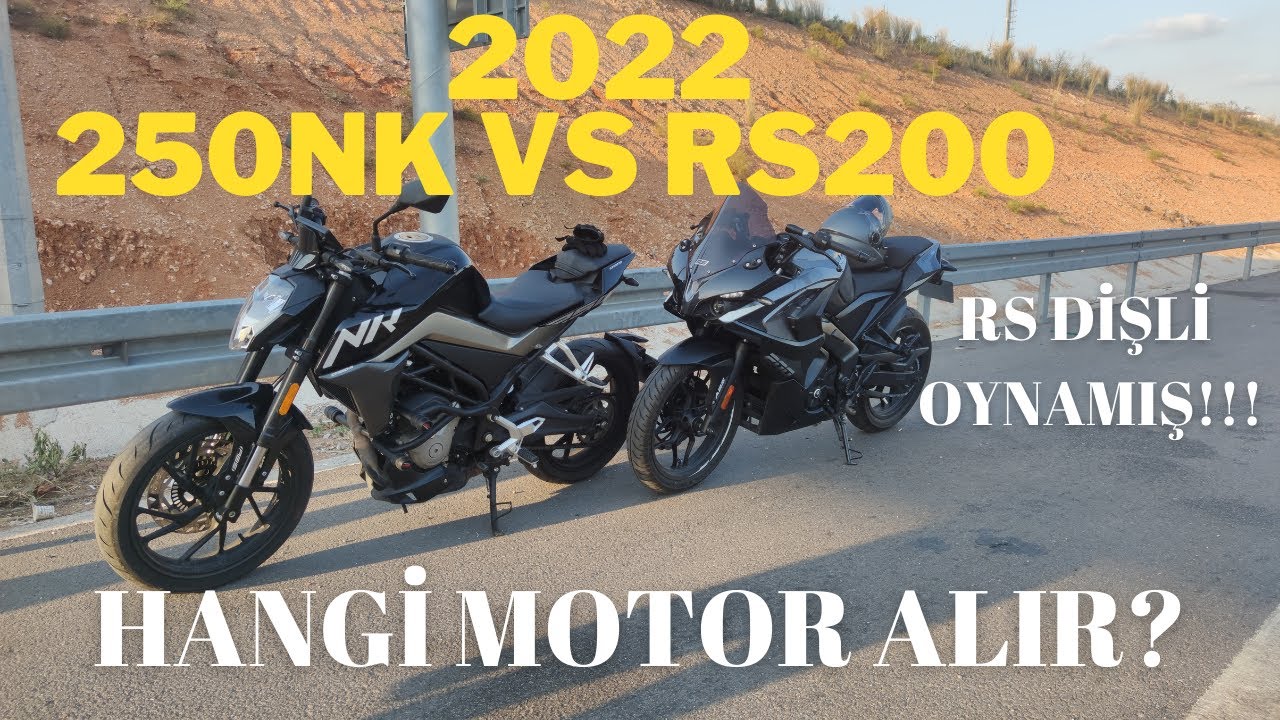 (2022) CF MOTO 250 NK VS PULSAR RS 200 HIGHWAY RACE - КТО ПОКУПИТ? RS 200 37 T С РЕЗЬБОЙ #motovlog