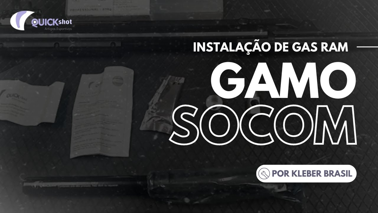 Instalação Gas Ram (Nitro Piston) Gamo QUICKSHOT