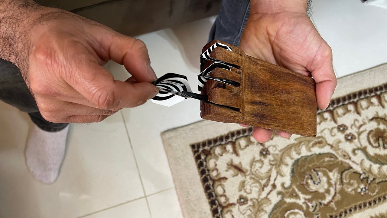 diy darts wooden  case