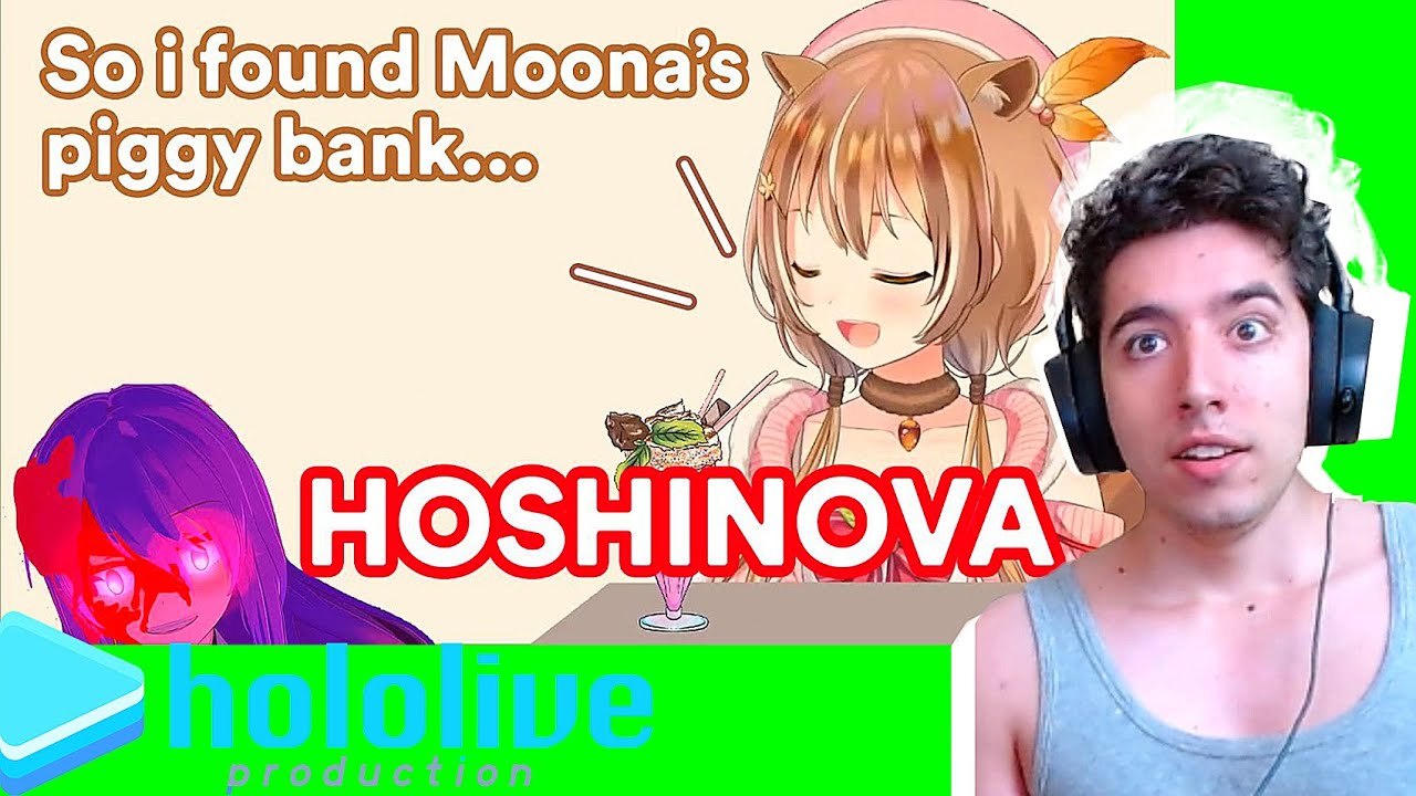 Reacting to Local Squirrel counting coins and got raided by Hoshinova [Hololive Reaction]