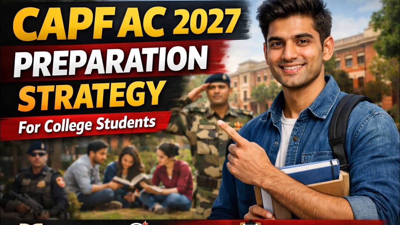 CAPF AC 2027 Preparation Strategy in tamil | College Students Must Watch 