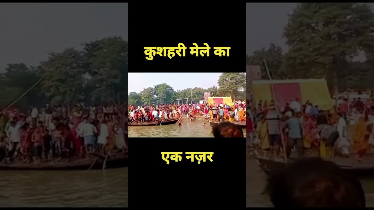 Kushahari mele ka ek drishy 