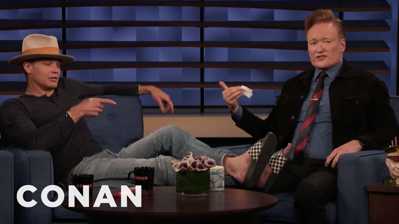 Timothy Olyphant Promises Not To Interrupt Conan | CONAN on TBS