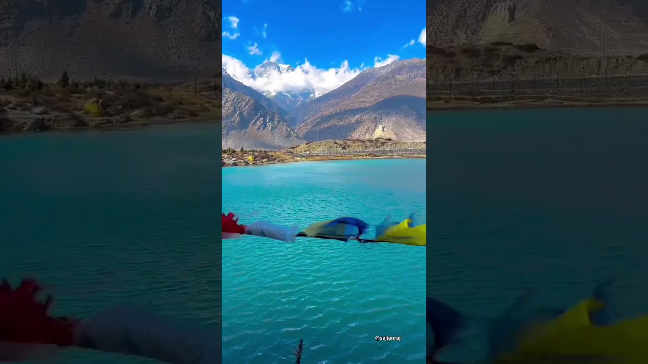 Dhumba lake is located in Mustang district of Nepal at an amplitude of 2830 mtr.