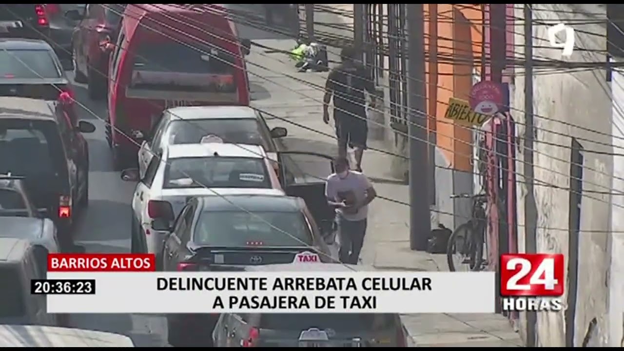 Barrios Altos: cae delincuente que aprovechaba tráfico para robar a pasajeros