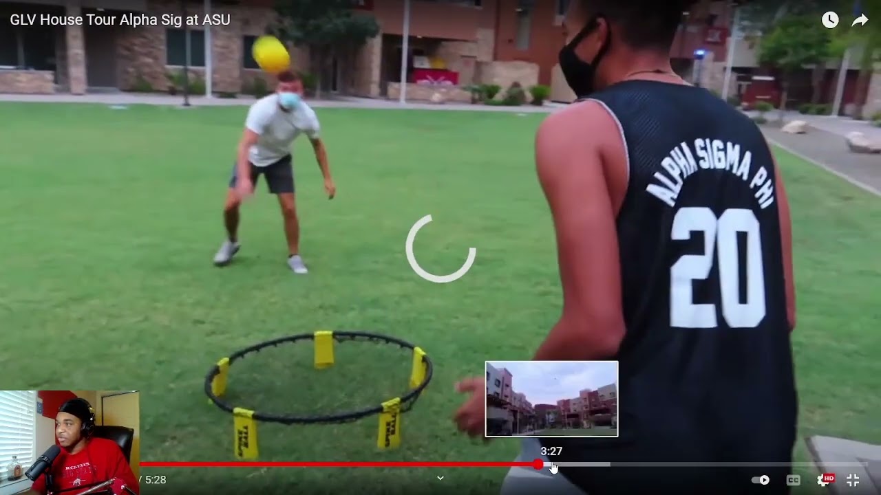 YOUNG036 REACTS TO ALPHA SIG FRAT HOUSE at ARIZONA STATE