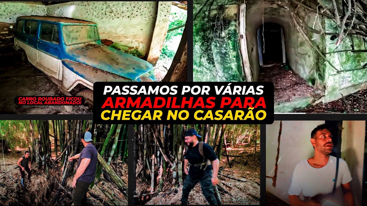 PASSAMOS POR VÁRIAS ARMADILHAS ATÉ CHEGAR NO TEMIDO CASARÃO ASSOMBRADO!