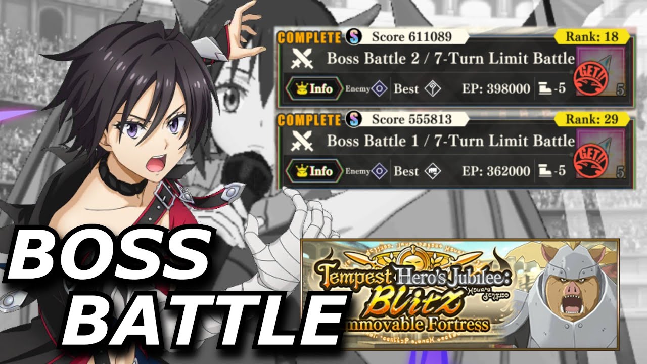 ALL IN ON TALES HINATA! | Hero's Jubilee: Blitz Immovable Fortress (BB 1&2) | Slime Isekai Memories